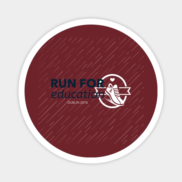 Run for Education Magnet by Cectees